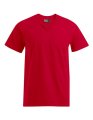 Heren T-shirt V Hals Promodoro Premium 3025 Rood